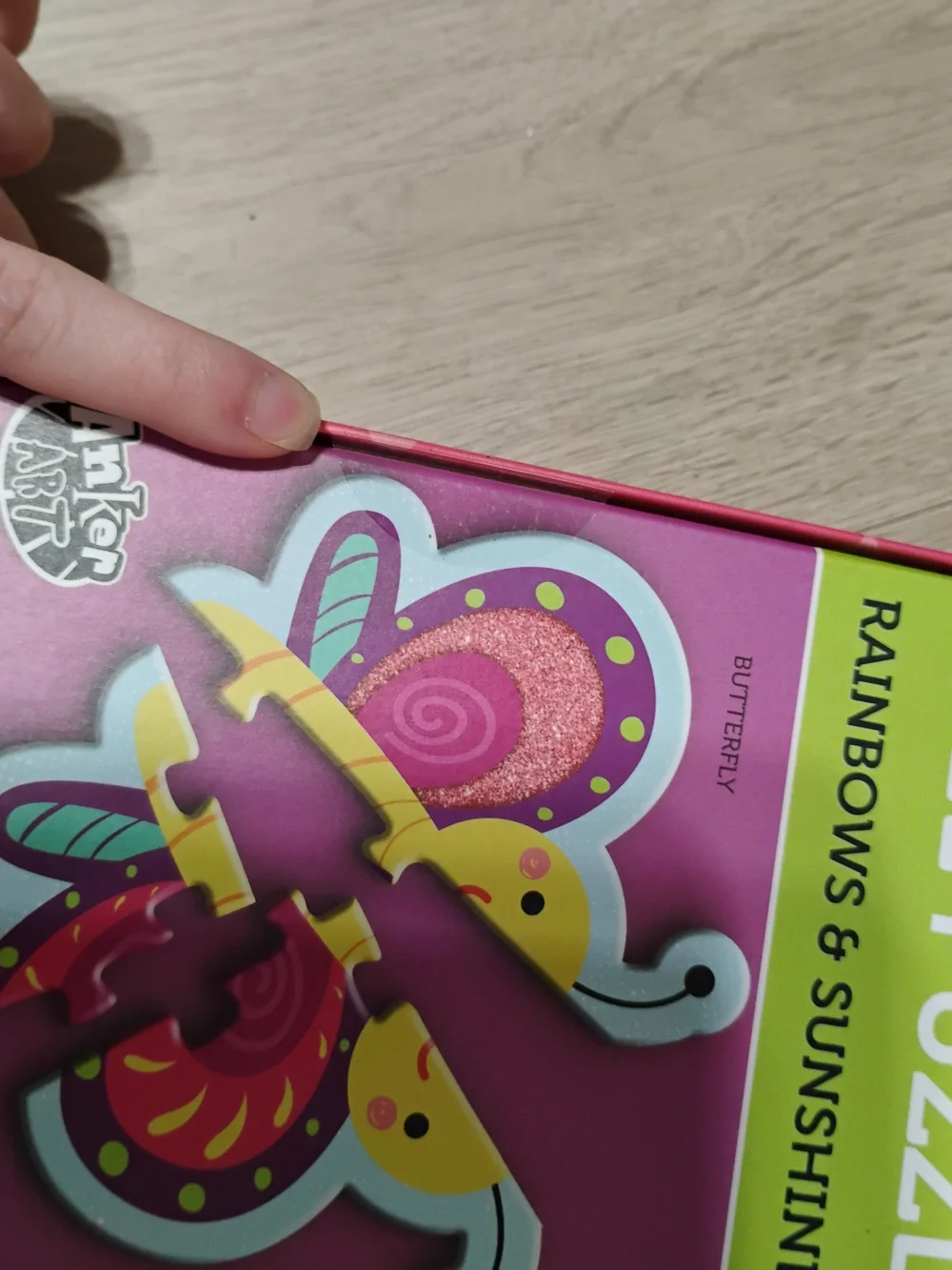 Touch and Feel Puzzles - Rainbows & Sunshine (Pink)